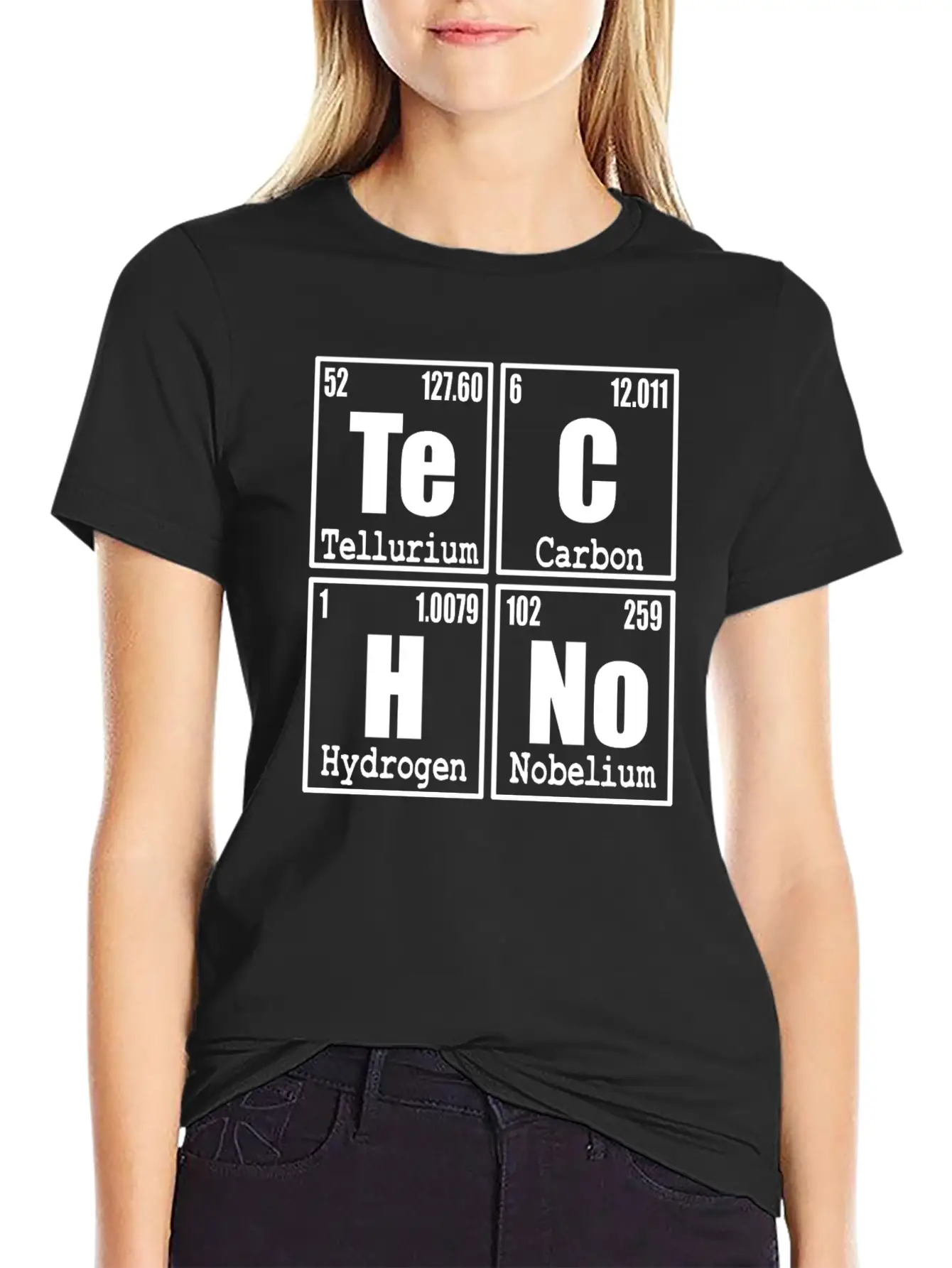 A Techno Tee For Music Lovers Saying "Te Classic Cotton Tee – Unisex Comfort For Any Season