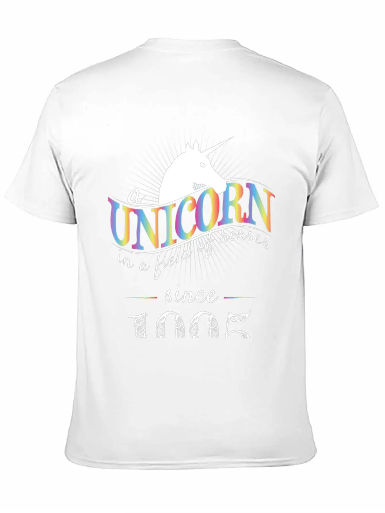 A Unicorn In A Field Of Horses Since 1995 Birthday Relaxed Everyday Tee – Lightweight And Durable Cotton