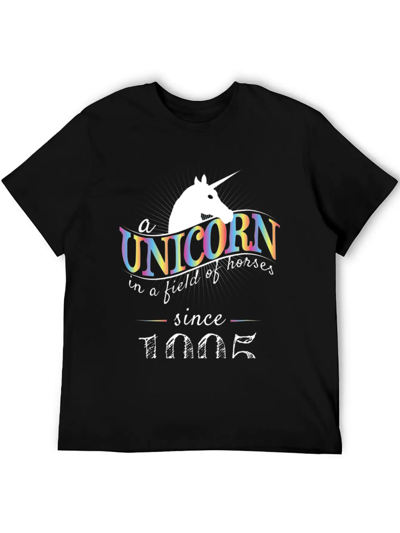A Unicorn In A Field Of Horses Since 1995 Birthday Relaxed Everyday Tee – Lightweight And Durable Cotton