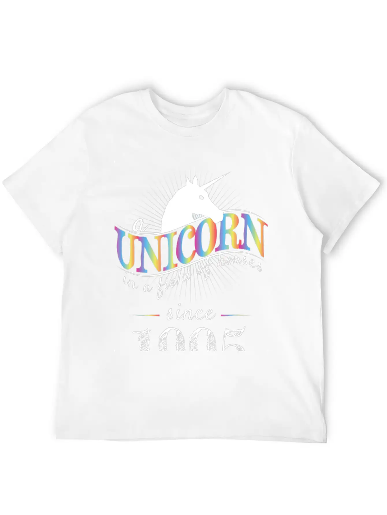 A Unicorn In A Field Of Horses Since 1995 Birthday Relaxed Everyday Tee – Lightweight And Durable Cotton