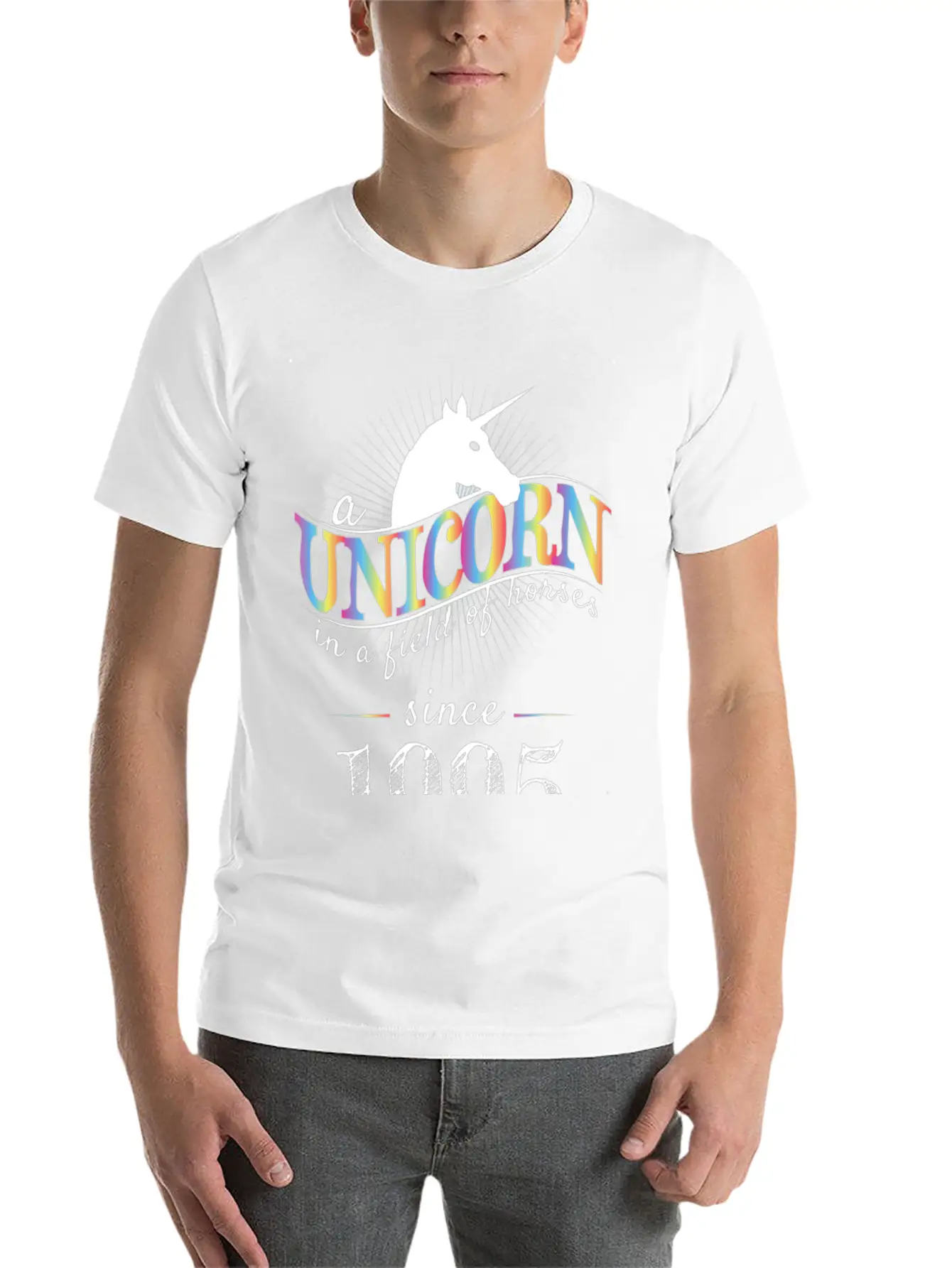 A Unicorn In A Field Of Horses Since 1995 Birthday Relaxed Everyday Tee – Lightweight And Durable Cotton