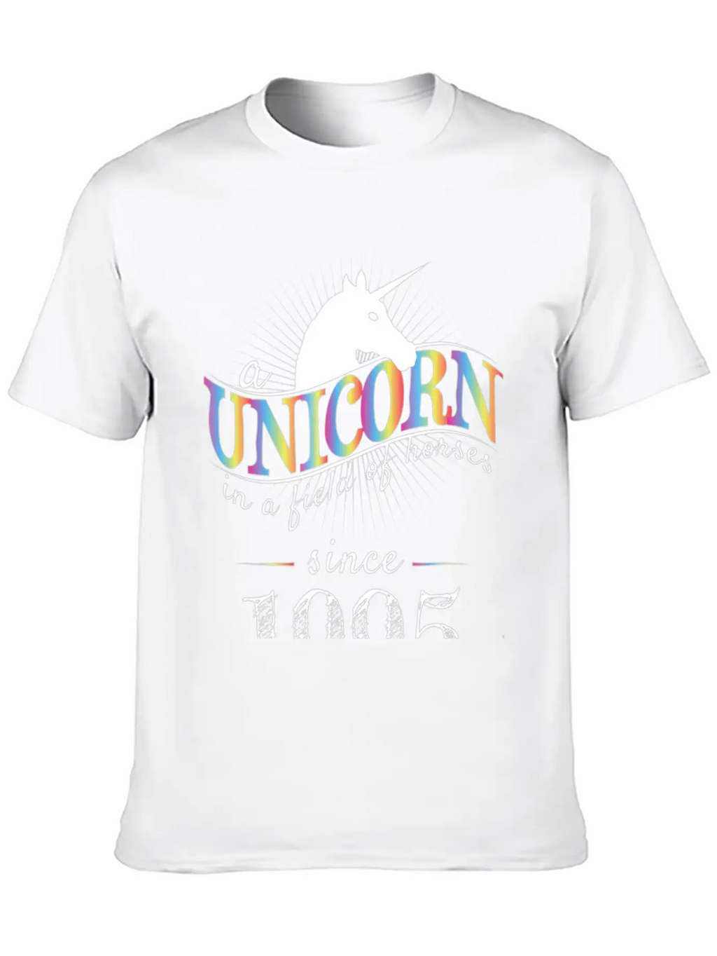 A Unicorn In A Field Of Horses Since 1995 Birthday Relaxed Everyday Tee – Lightweight And Durable Cotton