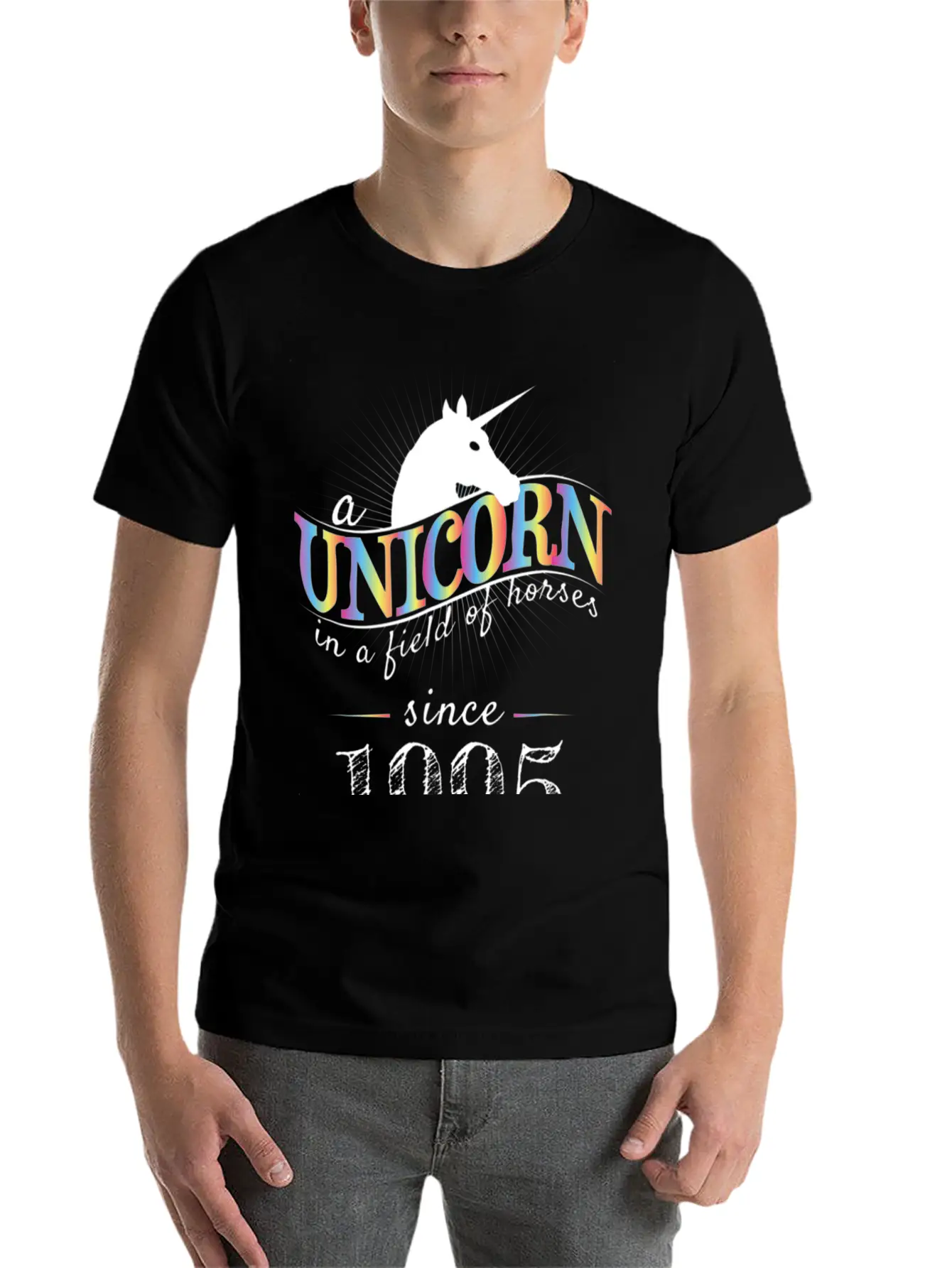 A Unicorn In A Field Of Horses Since 1995 Birthday Relaxed Everyday Tee – Lightweight And Durable Cotton
