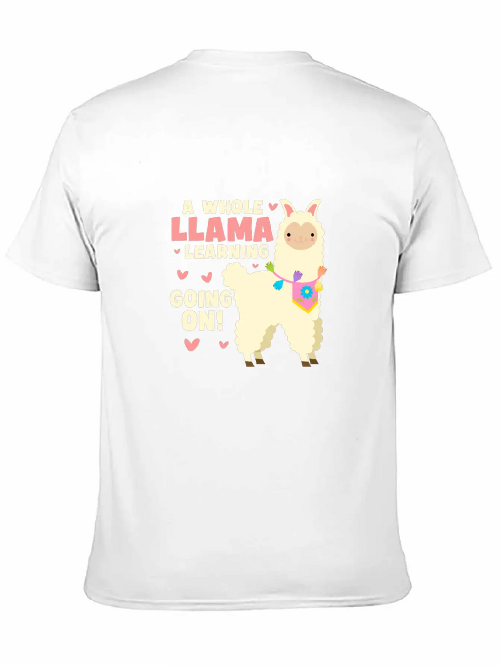 A Whole Llama Learning Going On Classic Cotton Tee – Unisex Comfort For Any Season