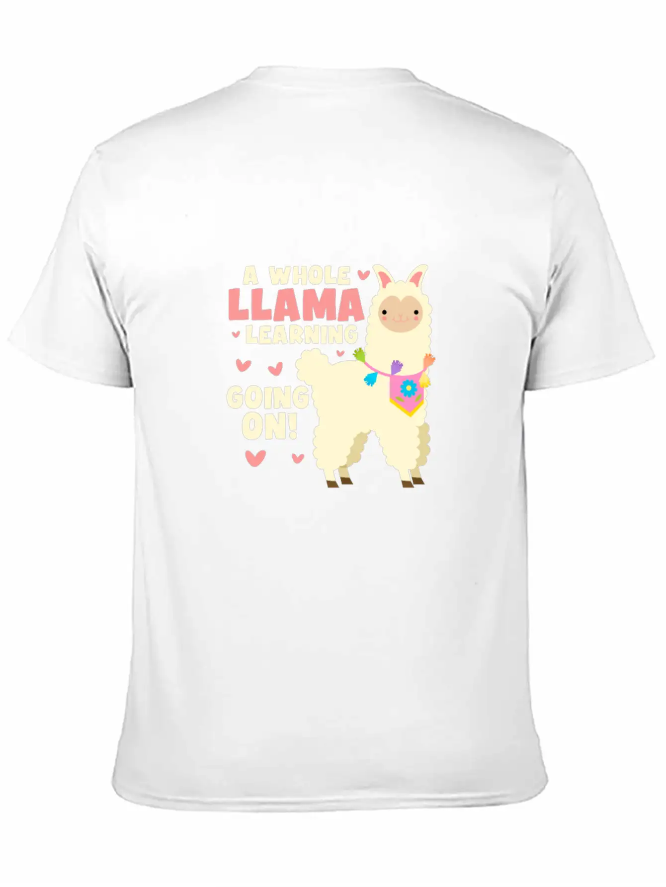 A Whole Llama Learning Going On Classic Cotton Tee – Unisex Comfort For Any Season