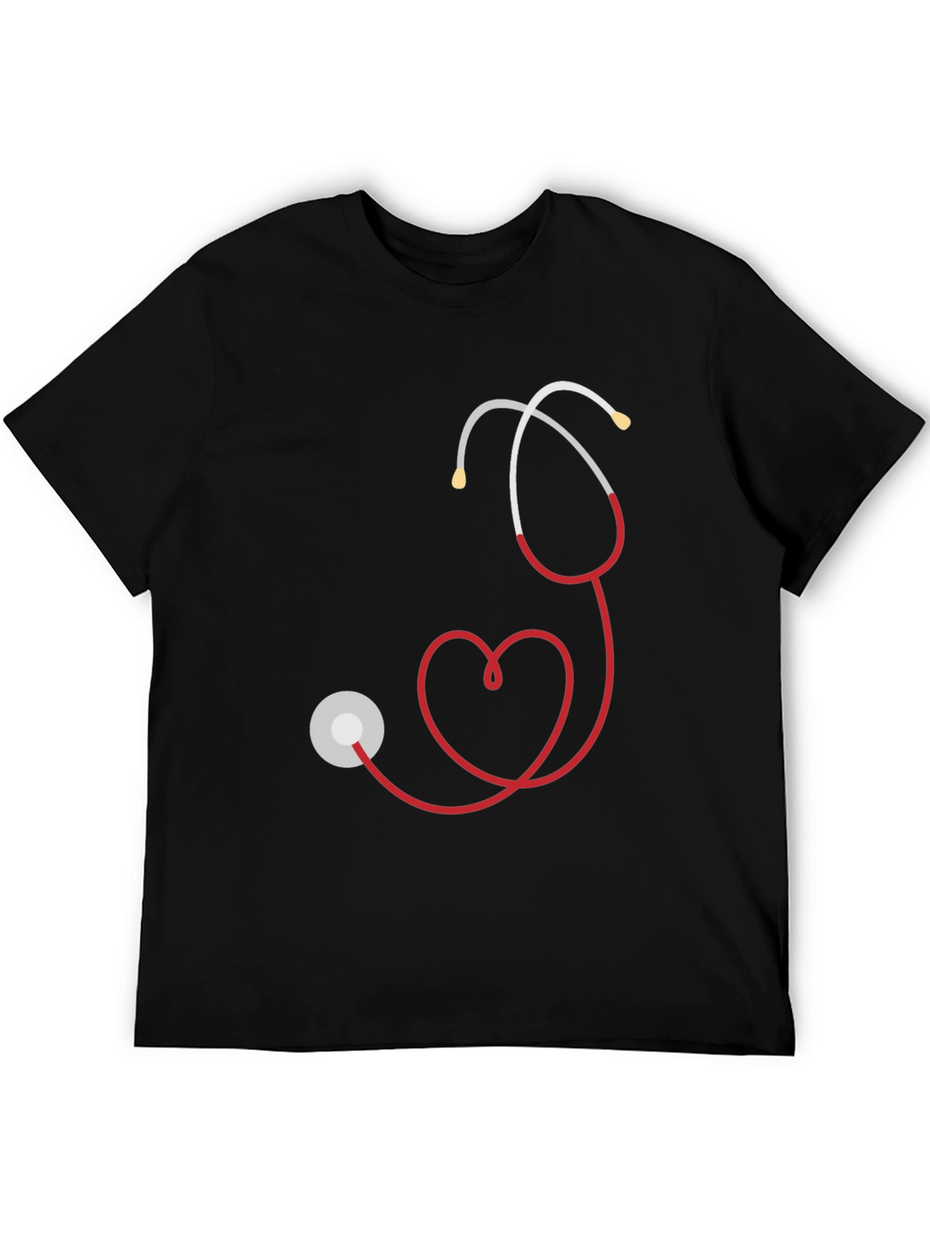 Heartbeat Stethoscope Graphic Tee - Medical Love