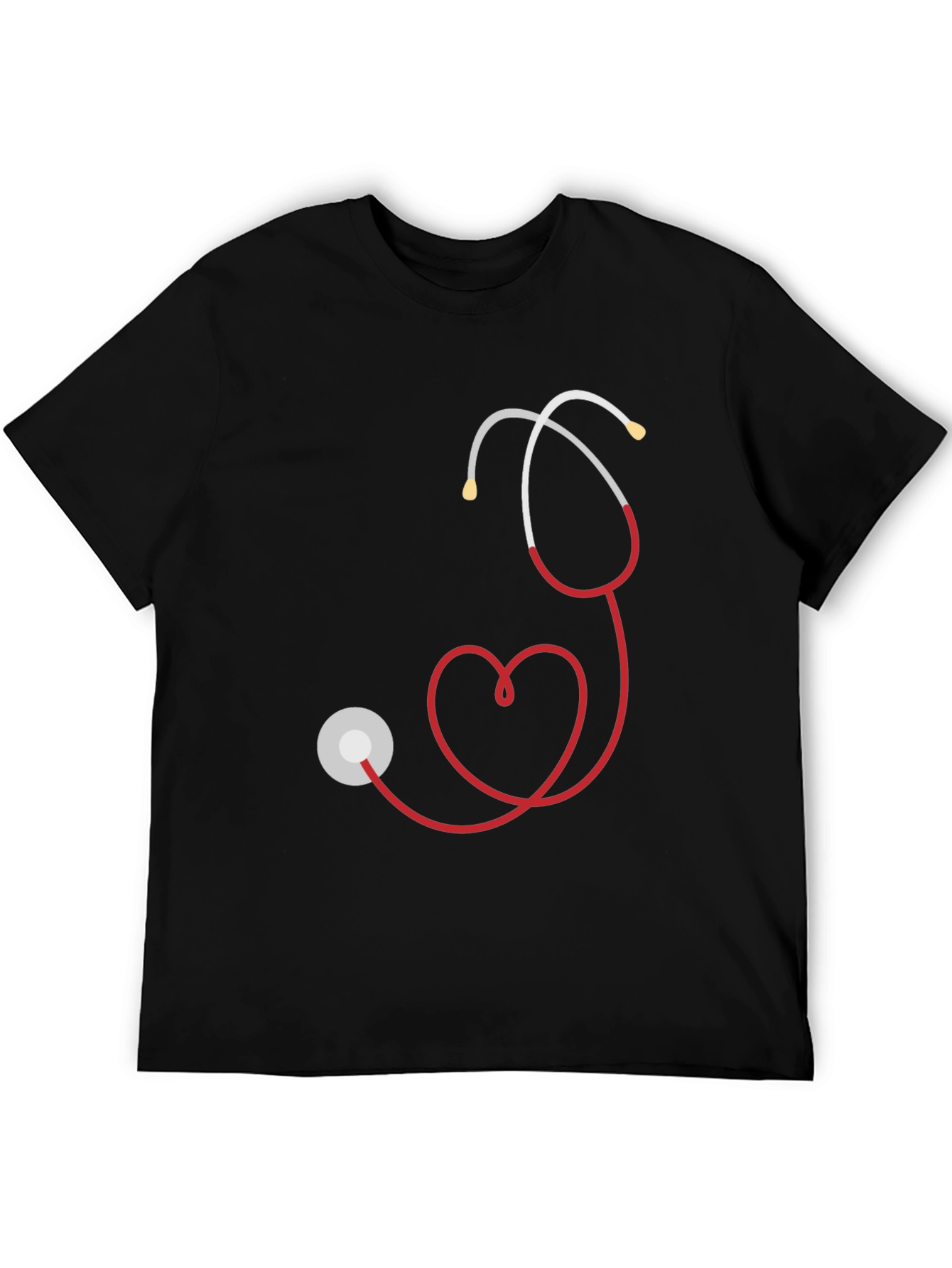 Heartbeat Stethoscope Graphic Tee - Medical Love