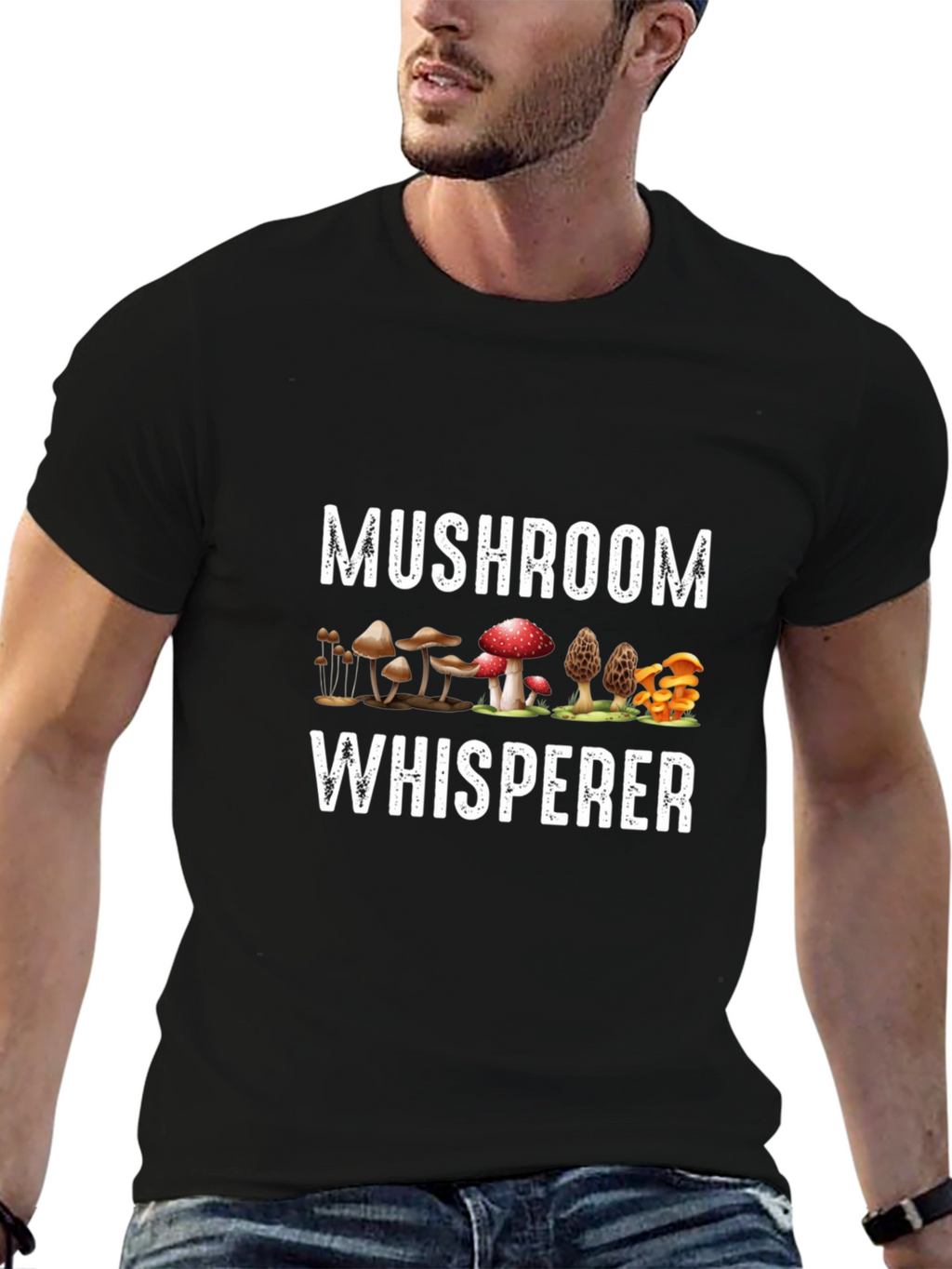 Mushroom Whisperer Graphic T-Shirt