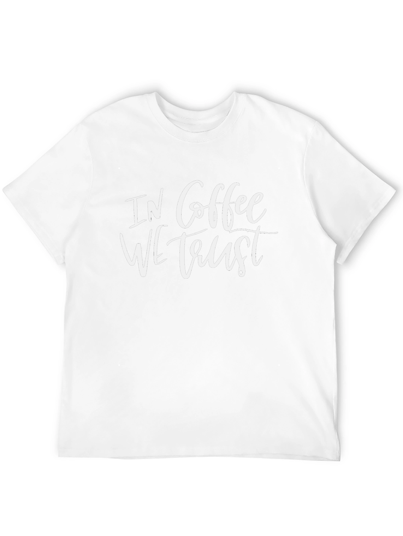 In Coffee We Trust Graphic T-Shirt