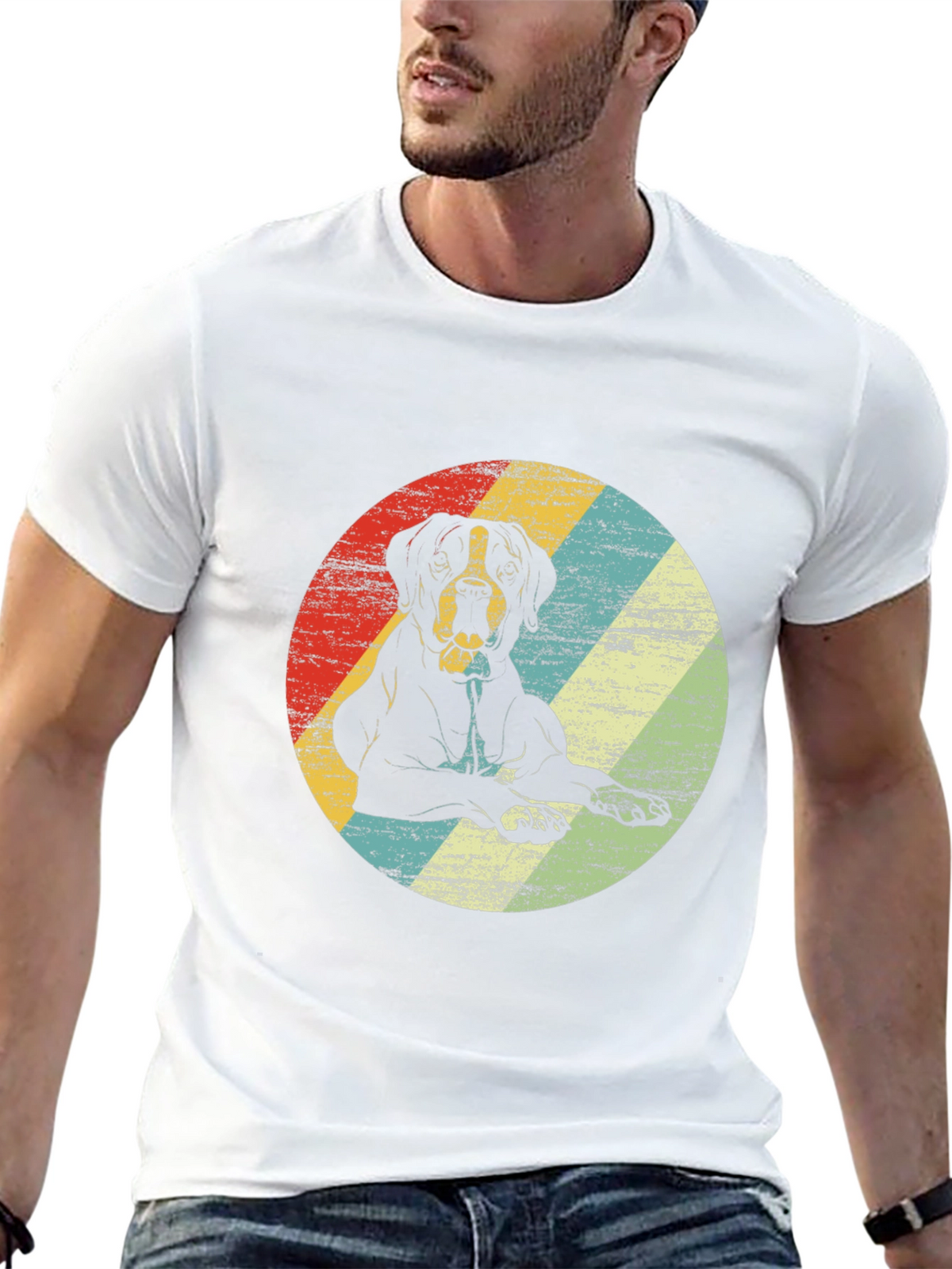 Retro Dog T-Shirt - Vintage Style