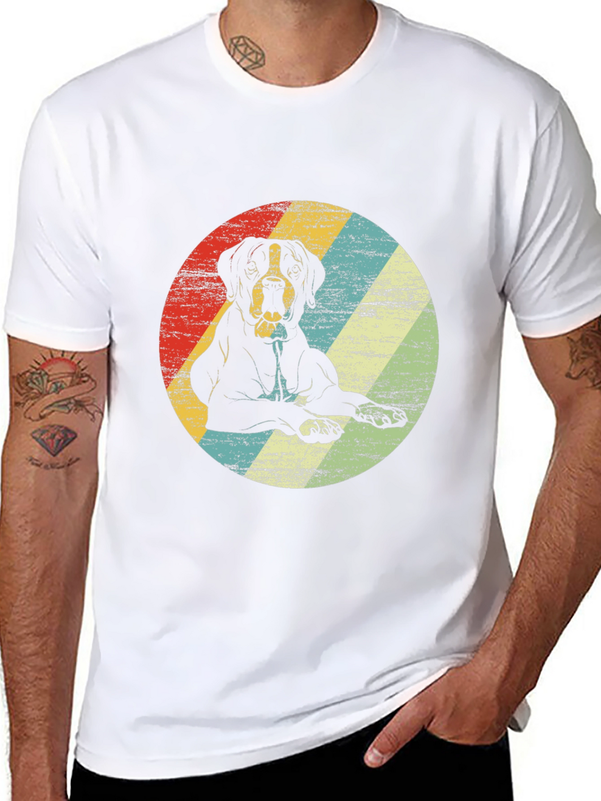 Retro Dog T-Shirt - Vintage Style
