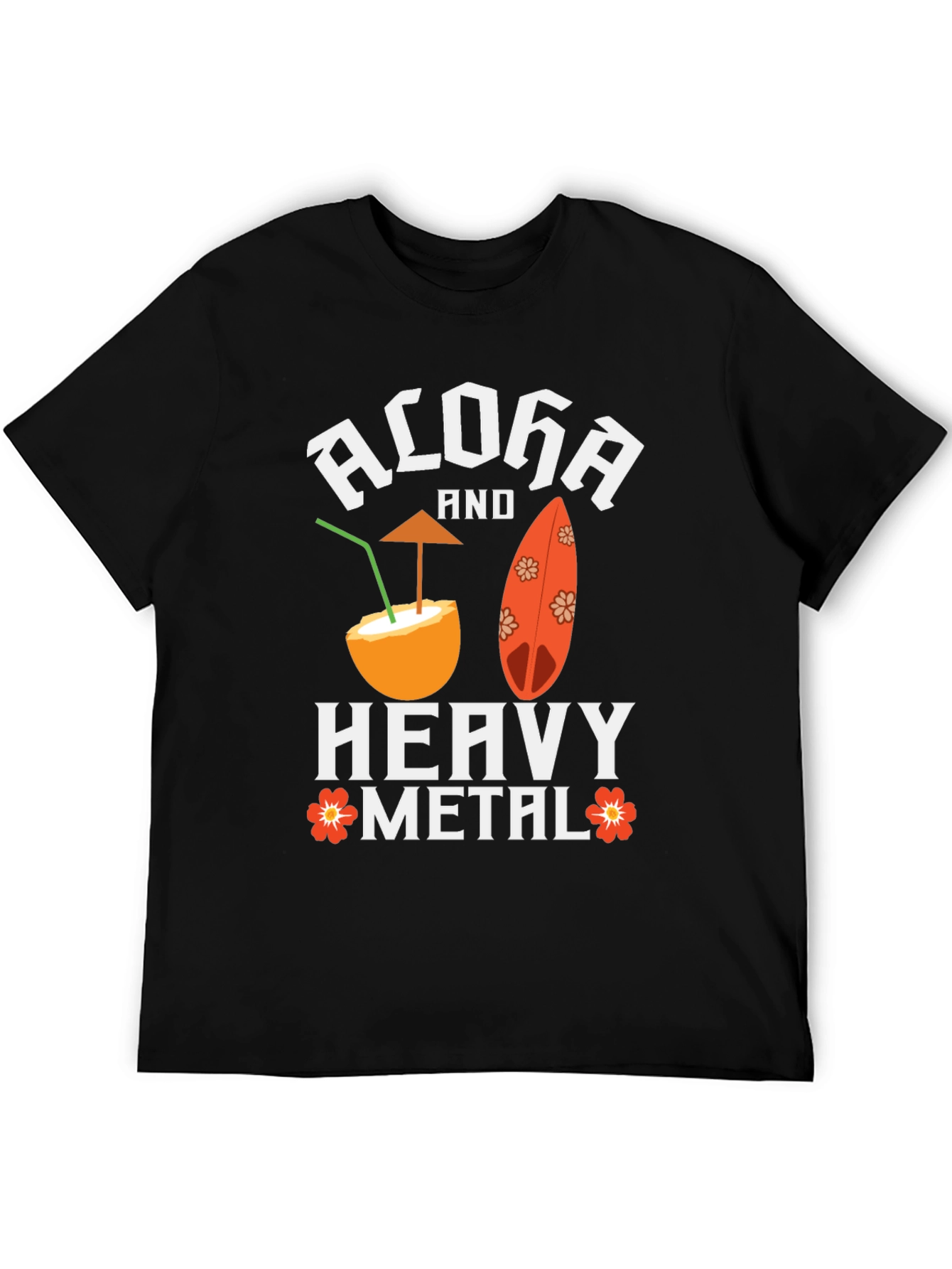 Aloha and Heavy Metal Graphic Tee