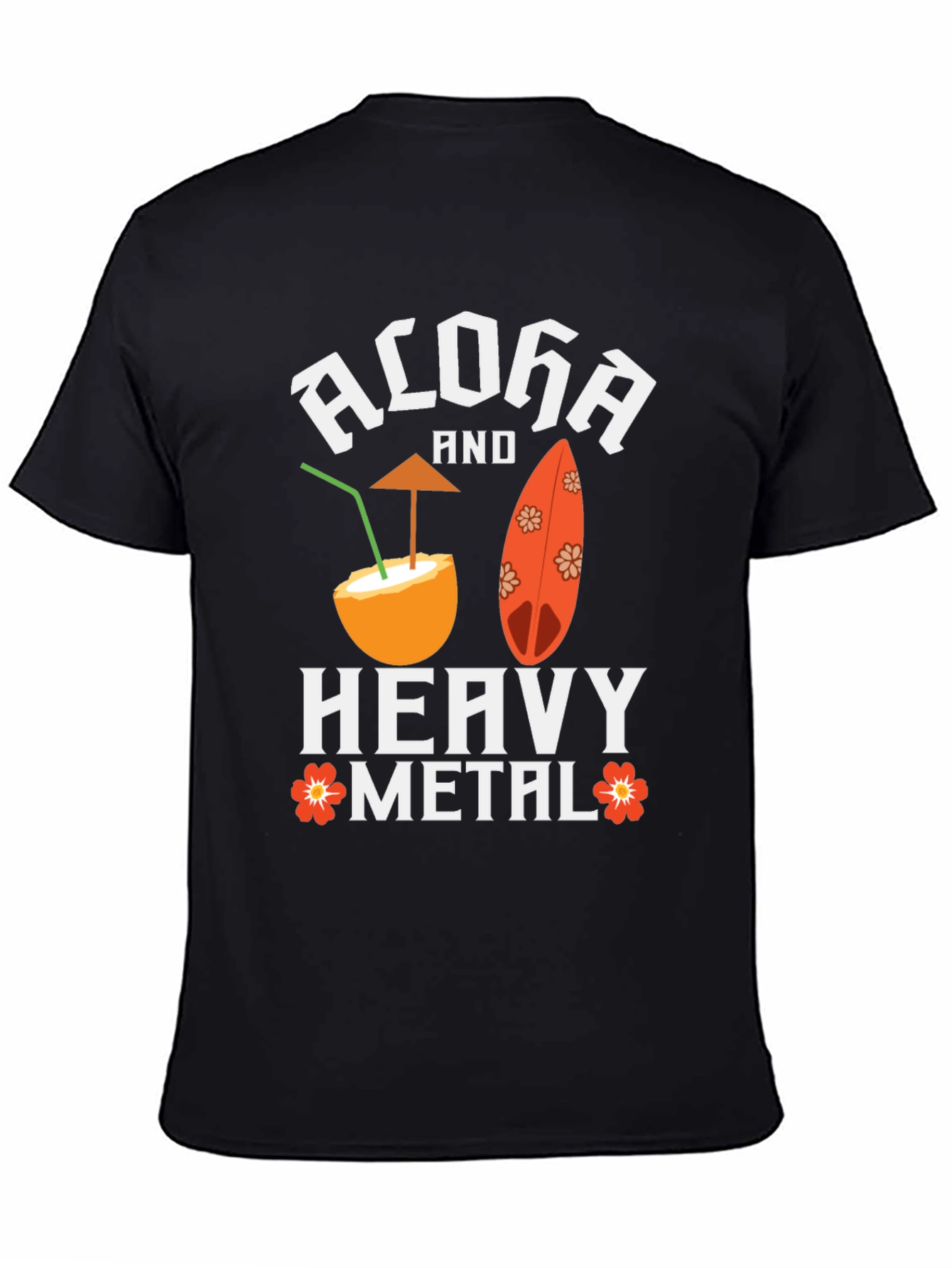 Aloha and Heavy Metal Graphic Tee