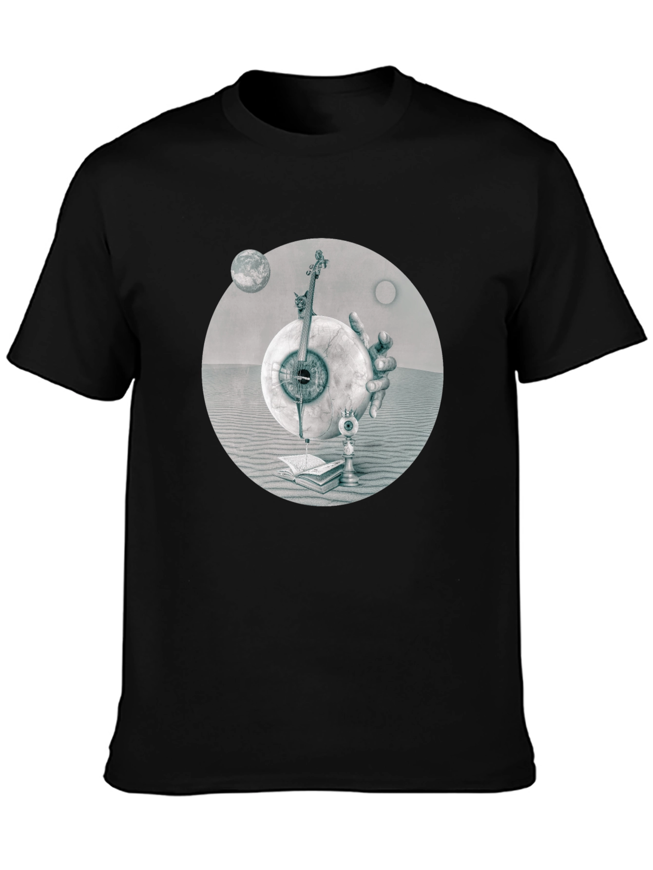 Surreal Eye & Violin Graphic Tee