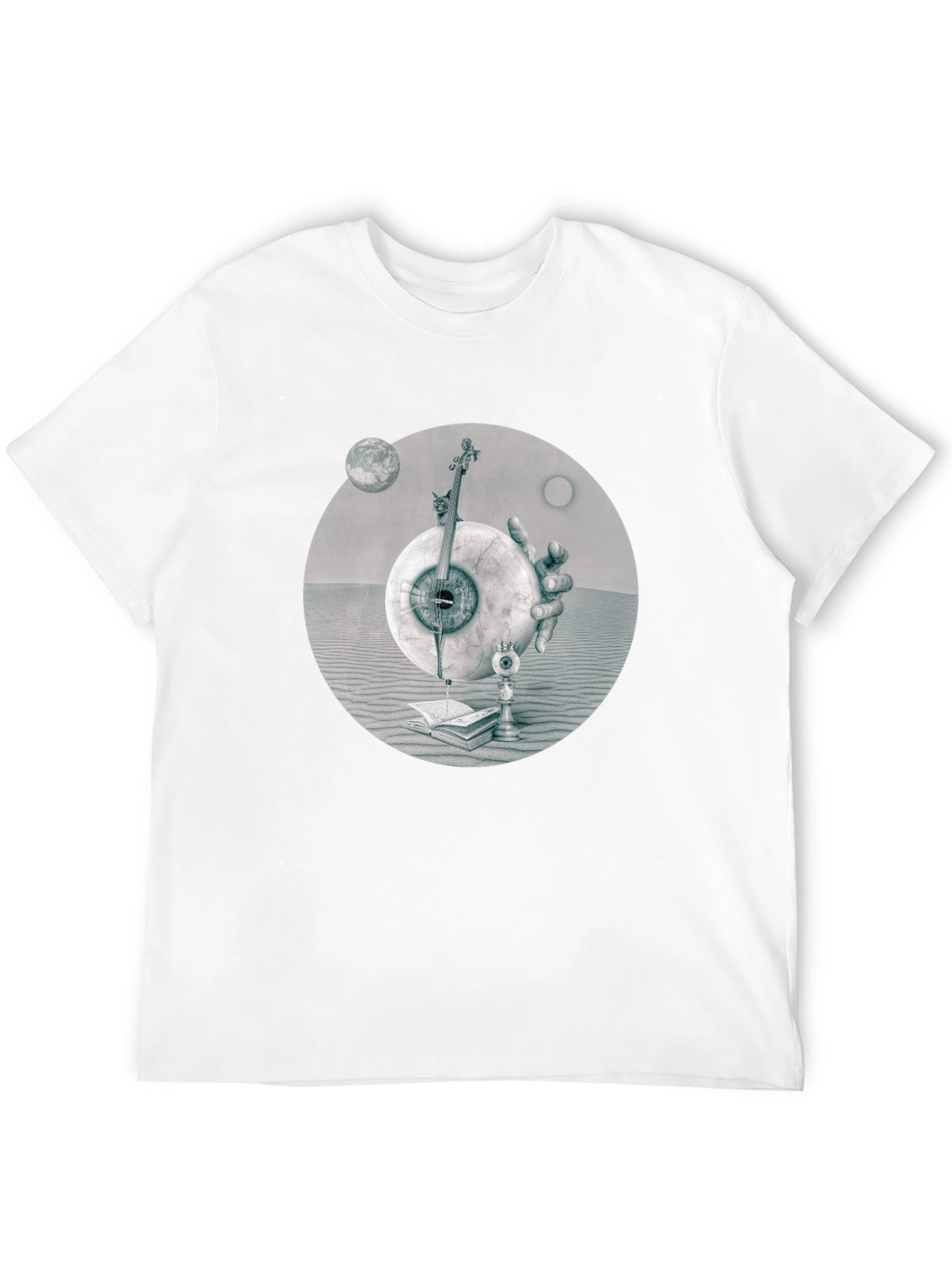 Surreal Eye & Violin Graphic Tee
