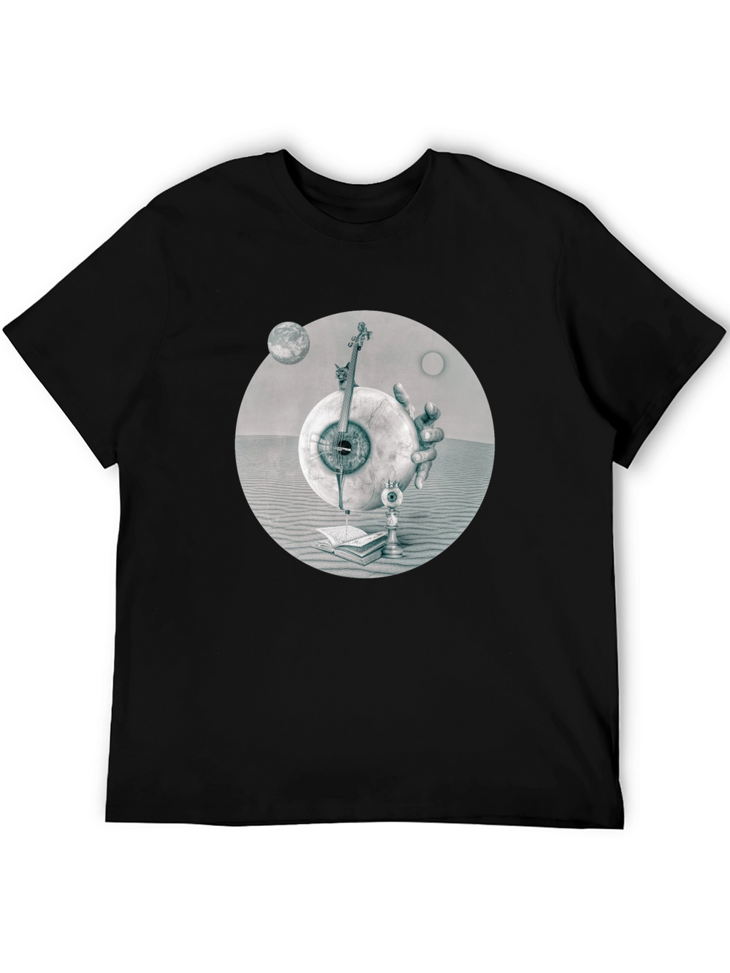 Surreal Eye & Violin Graphic Tee