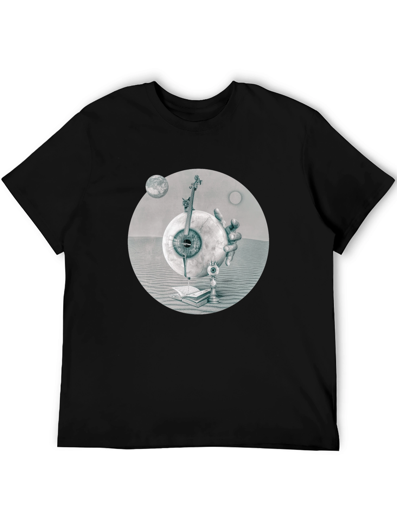Surreal Eye & Violin Graphic Tee