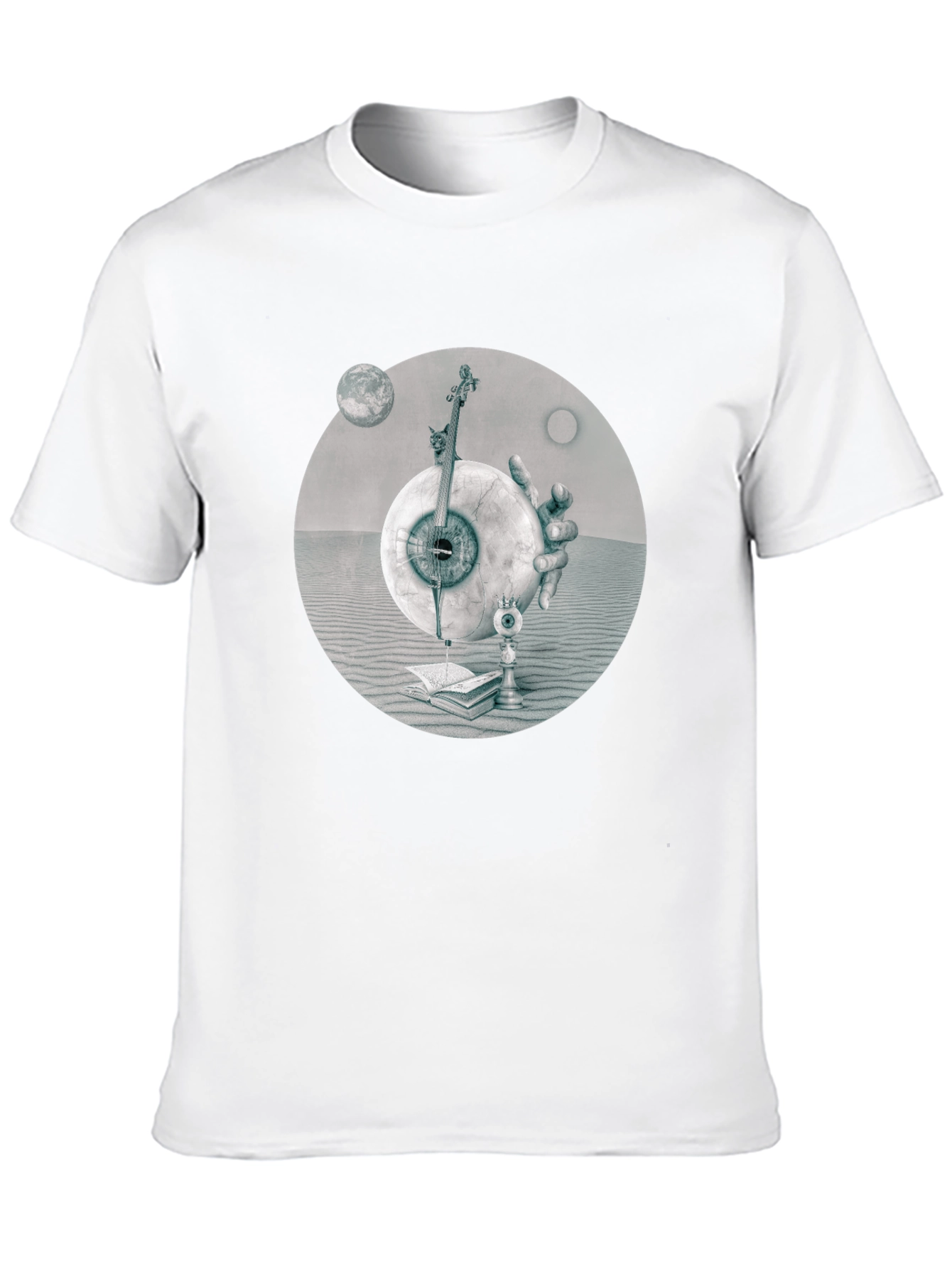 Surreal Eye & Violin Graphic Tee