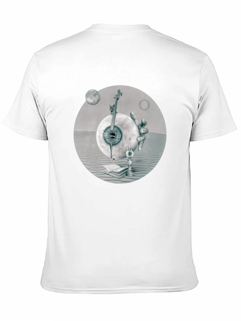 Surreal Eye & Violin Graphic Tee