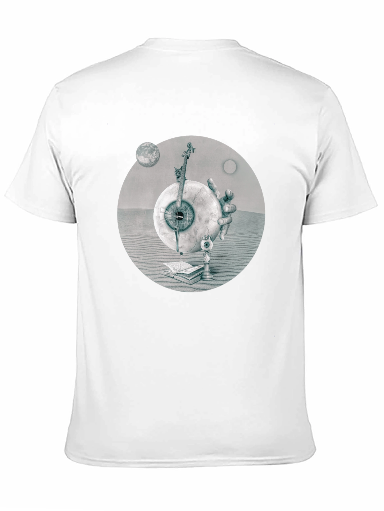Surreal Eye & Violin Graphic Tee