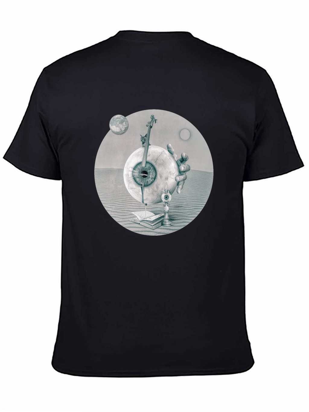 Surreal Eye & Violin Graphic Tee