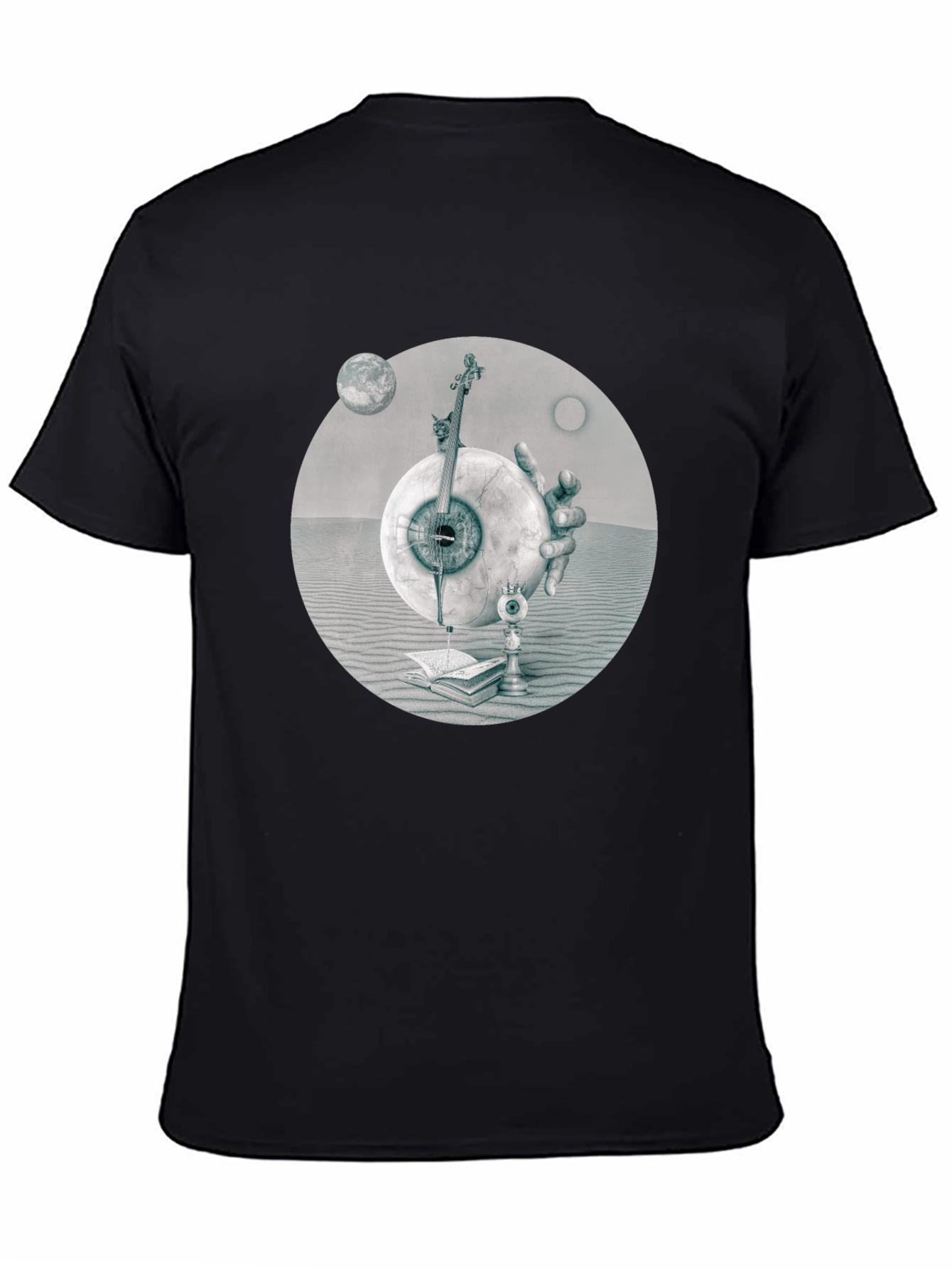 Surreal Eye & Violin Graphic Tee