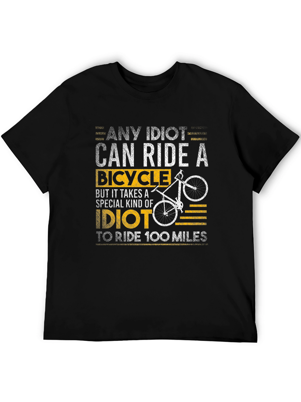 Any Idiot Can Ride A Bicycle T-Shirt