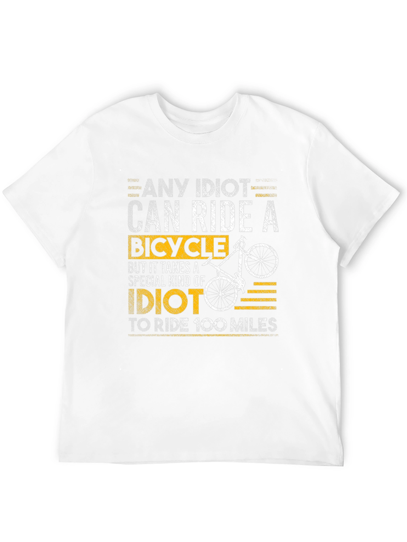 Any Idiot Can Ride A Bicycle T-Shirt