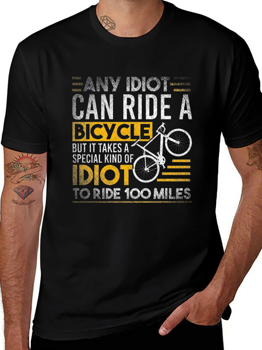 Any Idiot Can Ride A Bicycle T-Shirt