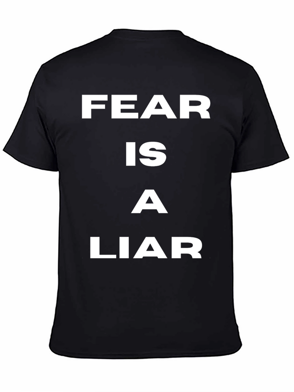 Fear is a Liar T-Shirt - Motivational Quote Tee