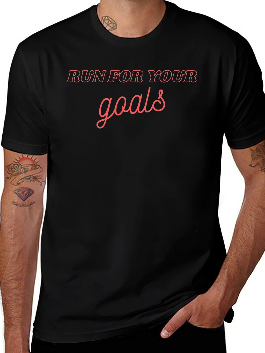 Run For Your Goals Graphic Tee