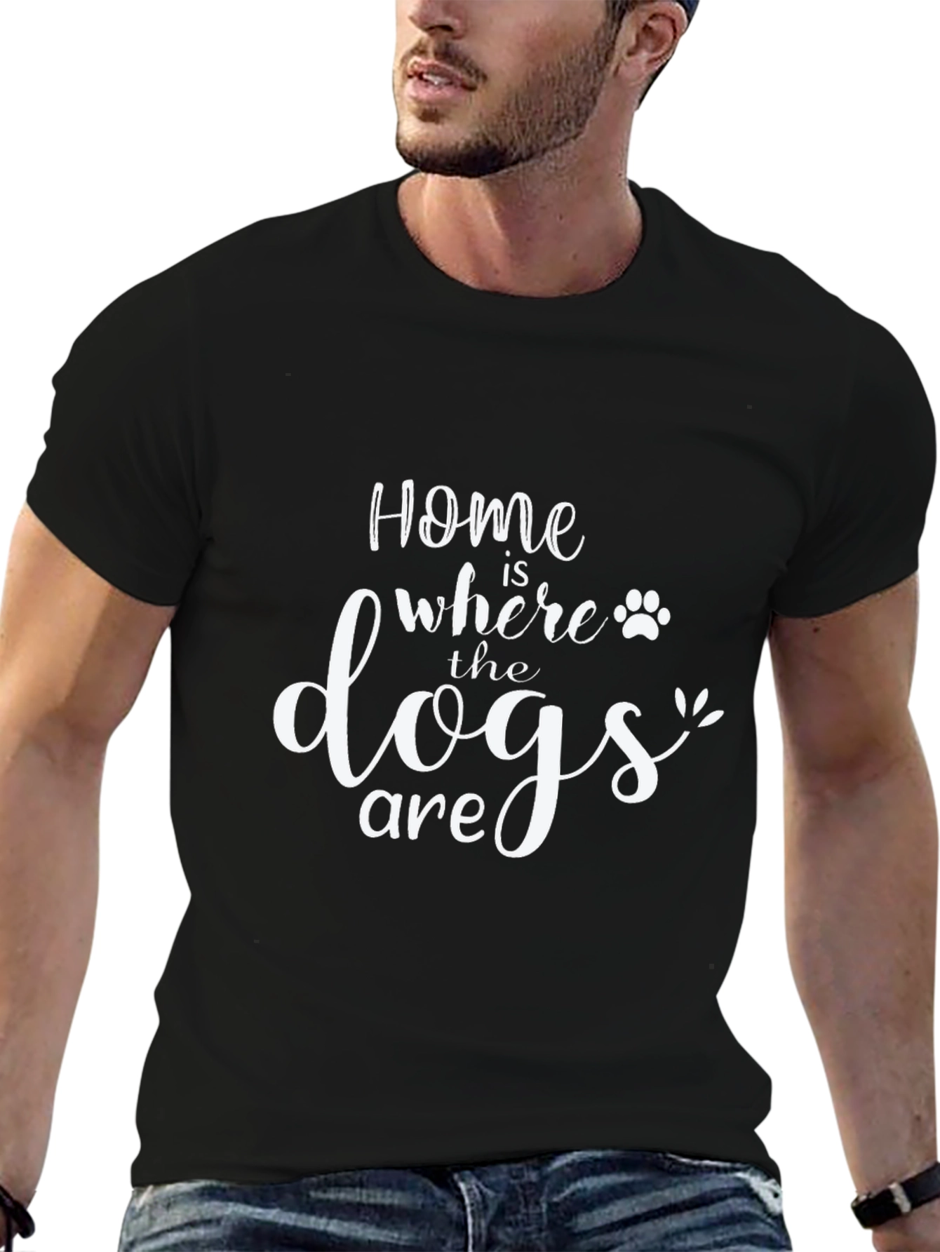 Home is Where the Dogs Are Graphic T-Shirt