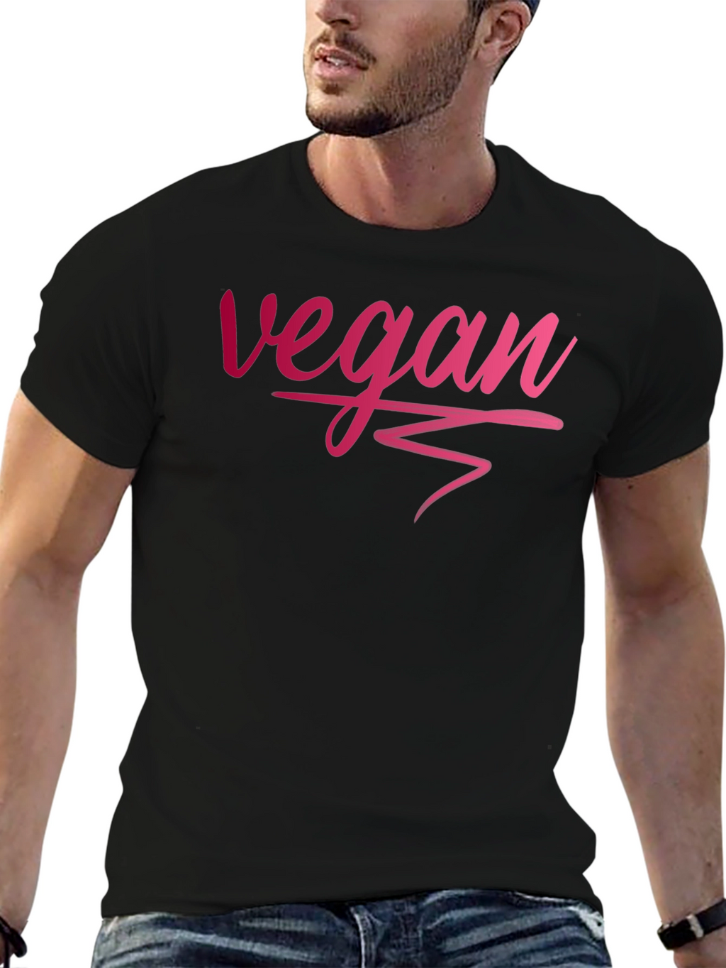 Vegan Graphic Tee - Stylish and Sustainable