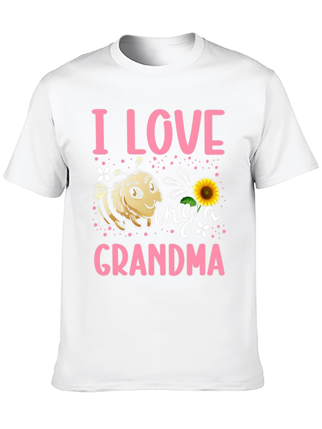 I Love Being a Grandma Bee Sunflower T-Shirt