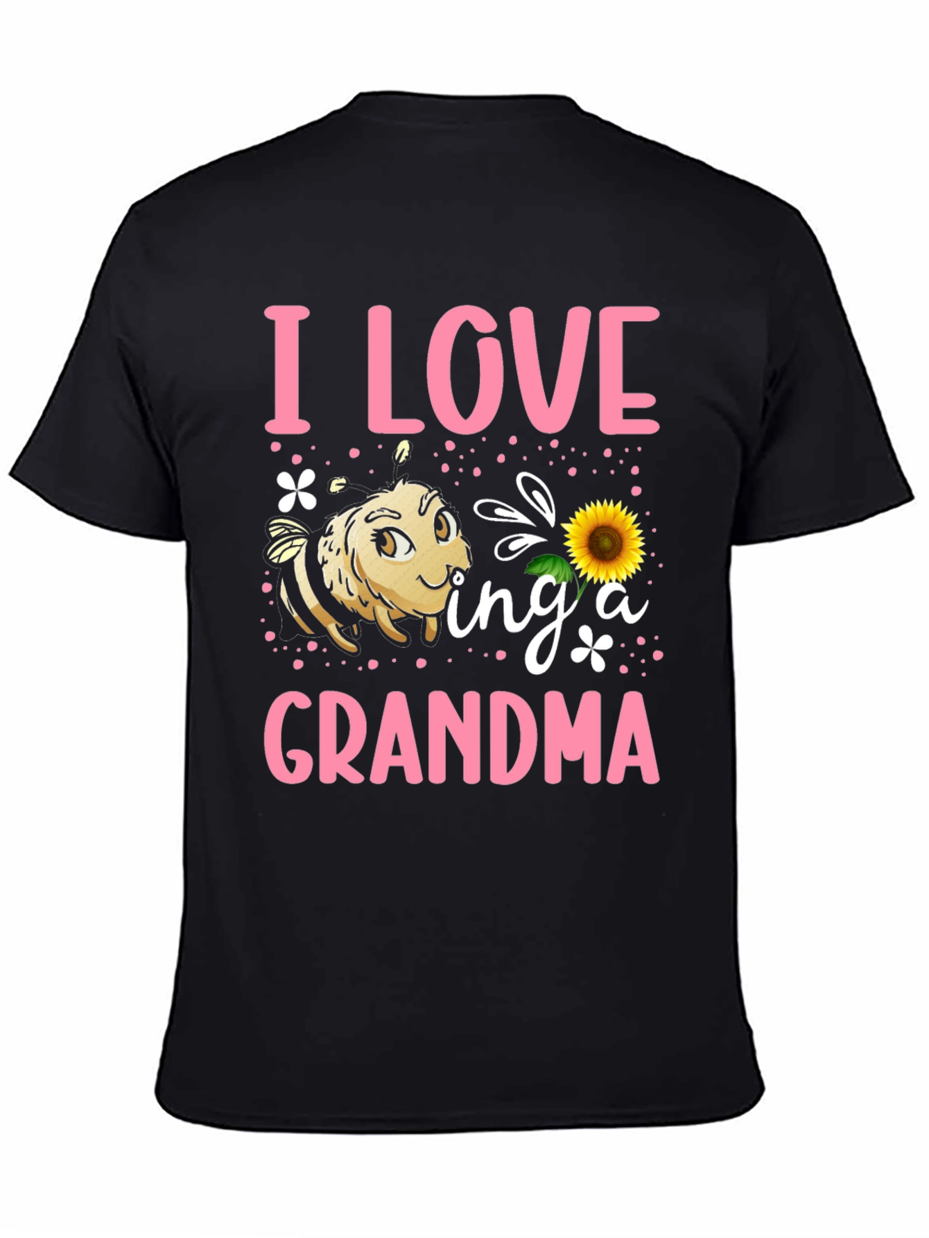 I Love Being a Grandma Bee Sunflower T-Shirt