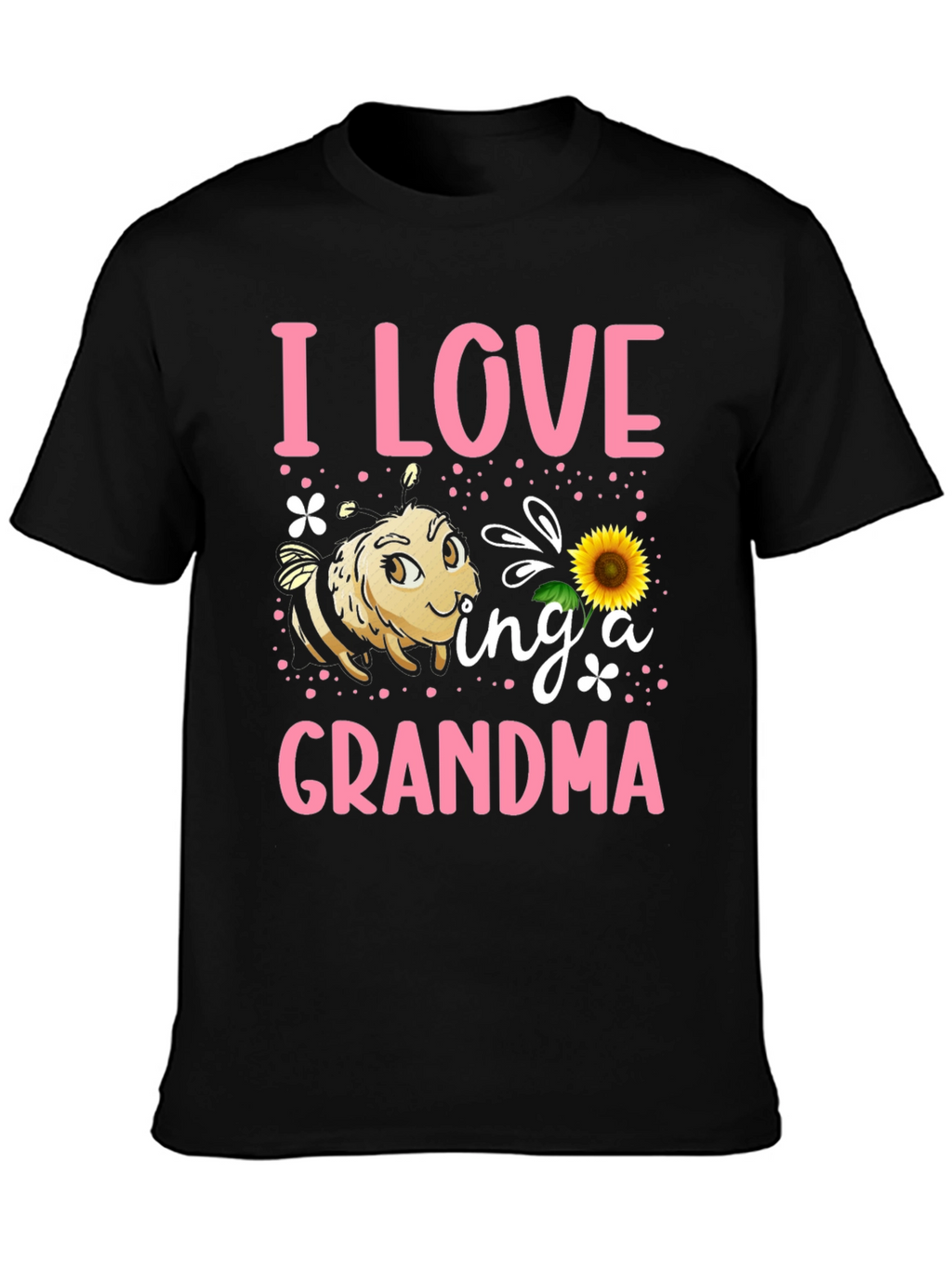 I Love Being a Grandma Bee Sunflower T-Shirt