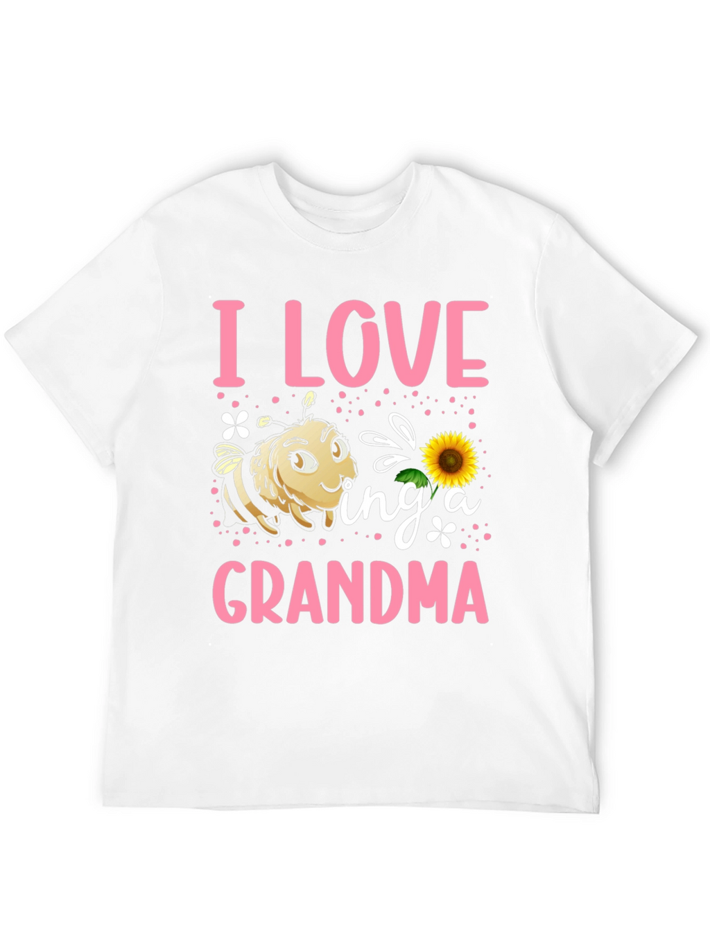 I Love Being a Grandma Bee Sunflower T-Shirt
