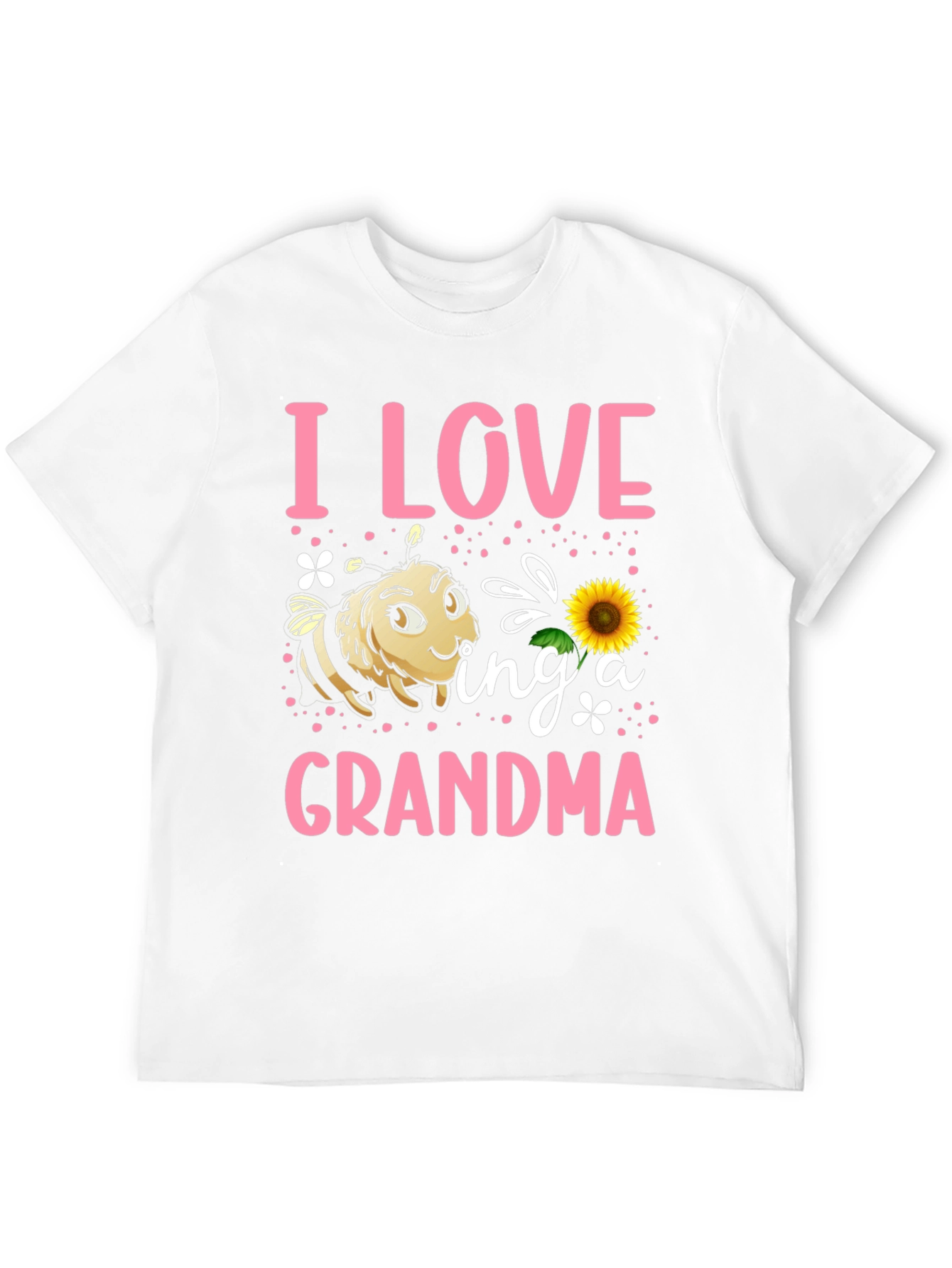 I Love Being a Grandma Bee Sunflower T-Shirt