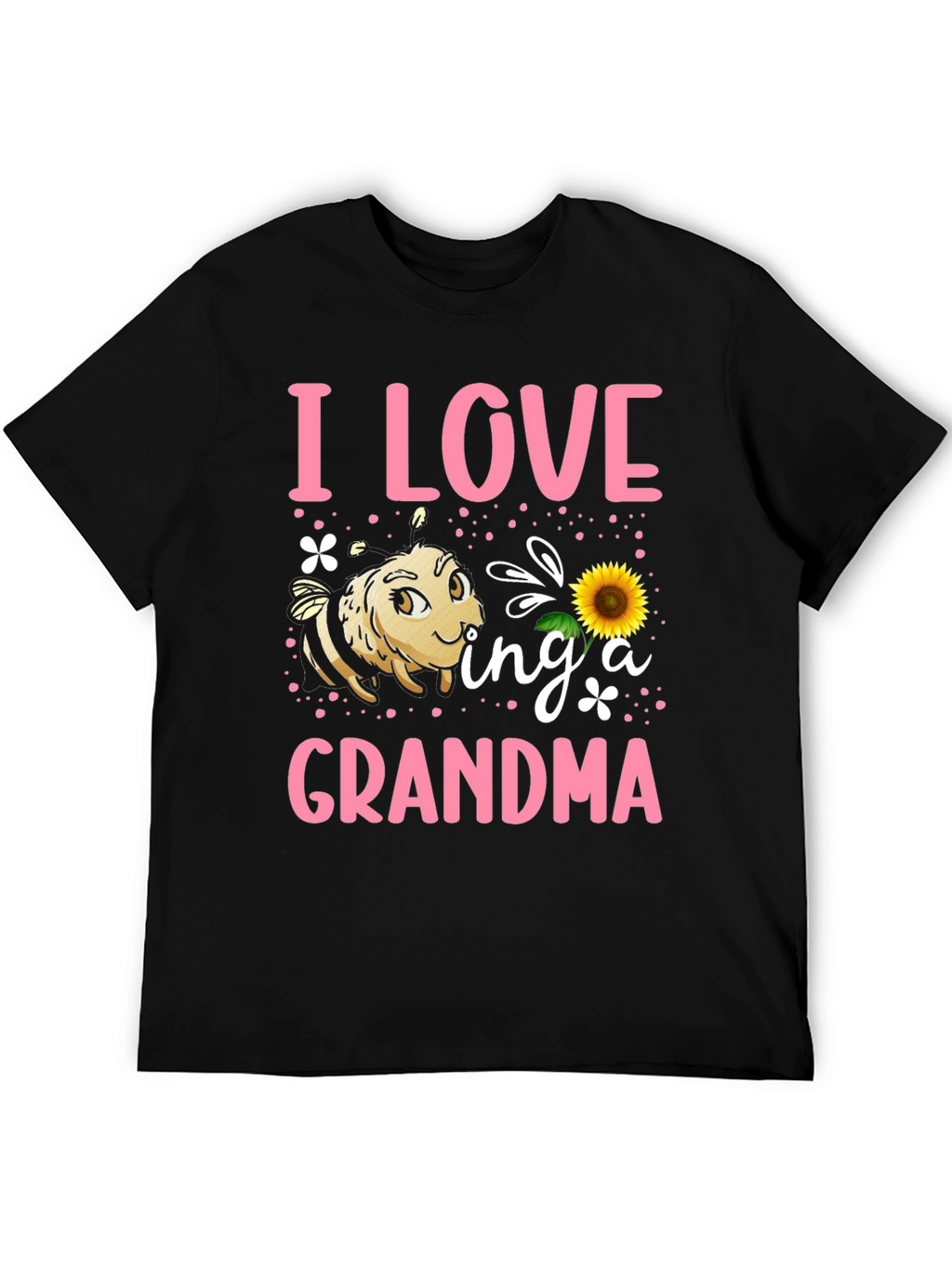 I Love Being a Grandma Bee Sunflower T-Shirt