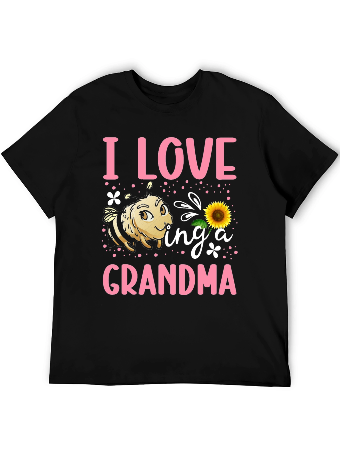 I Love Being a Grandma Bee Sunflower T-Shirt