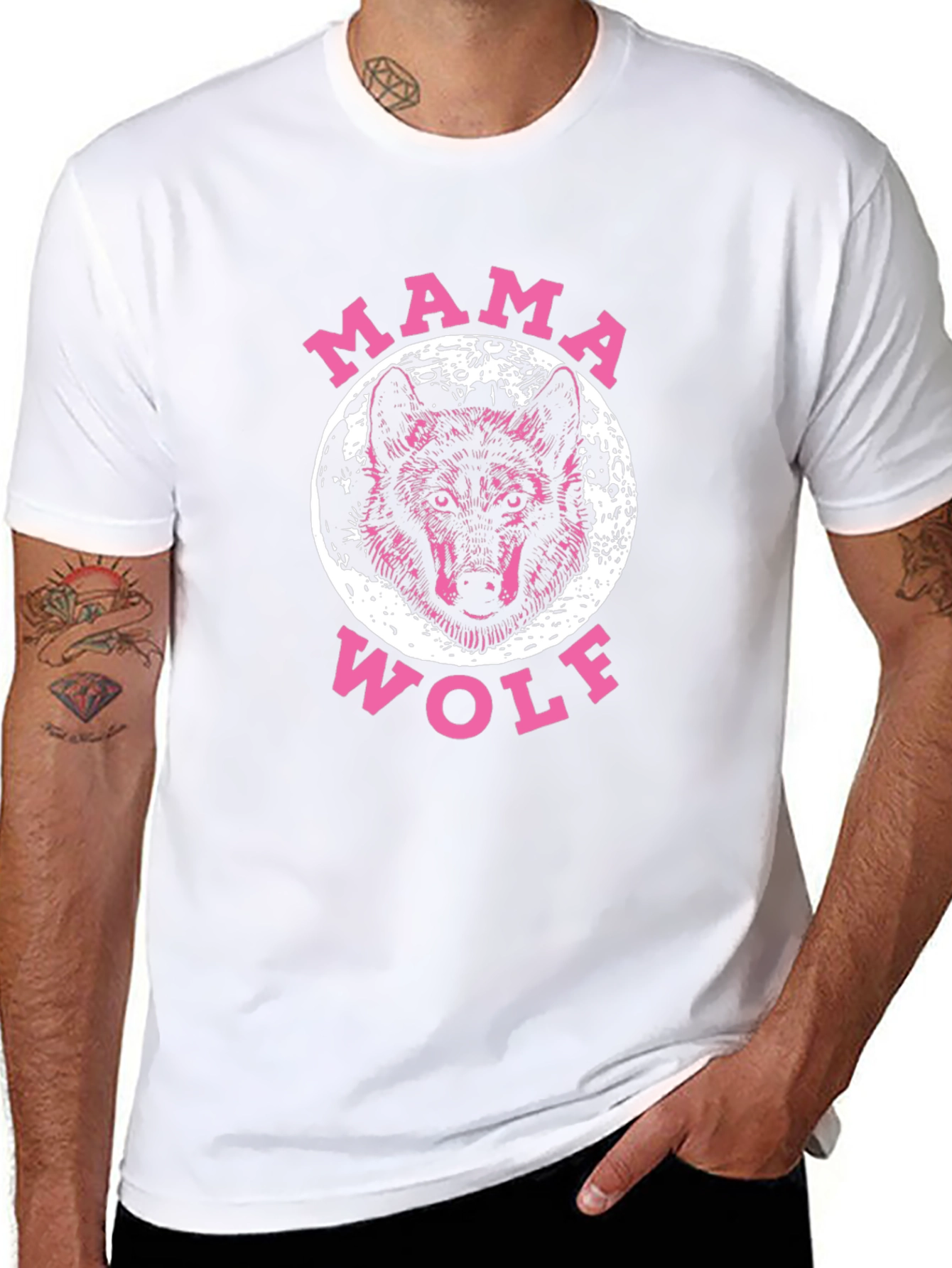 Mama Wolf Graphic T-Shirt
