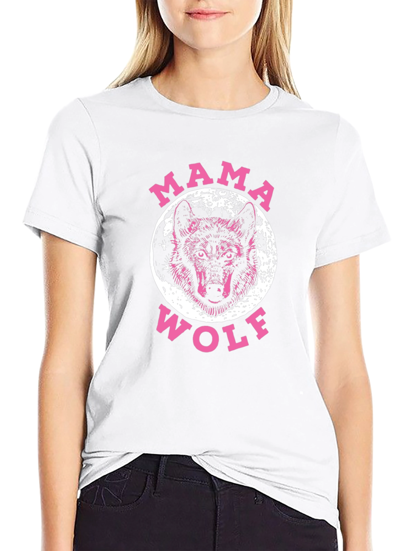Mama Wolf Graphic T-Shirt