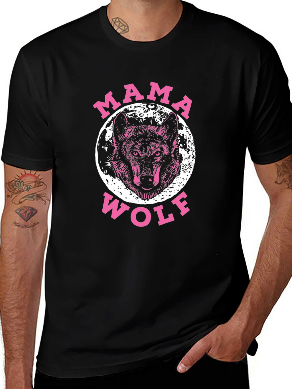 Mama Wolf Graphic T-Shirt