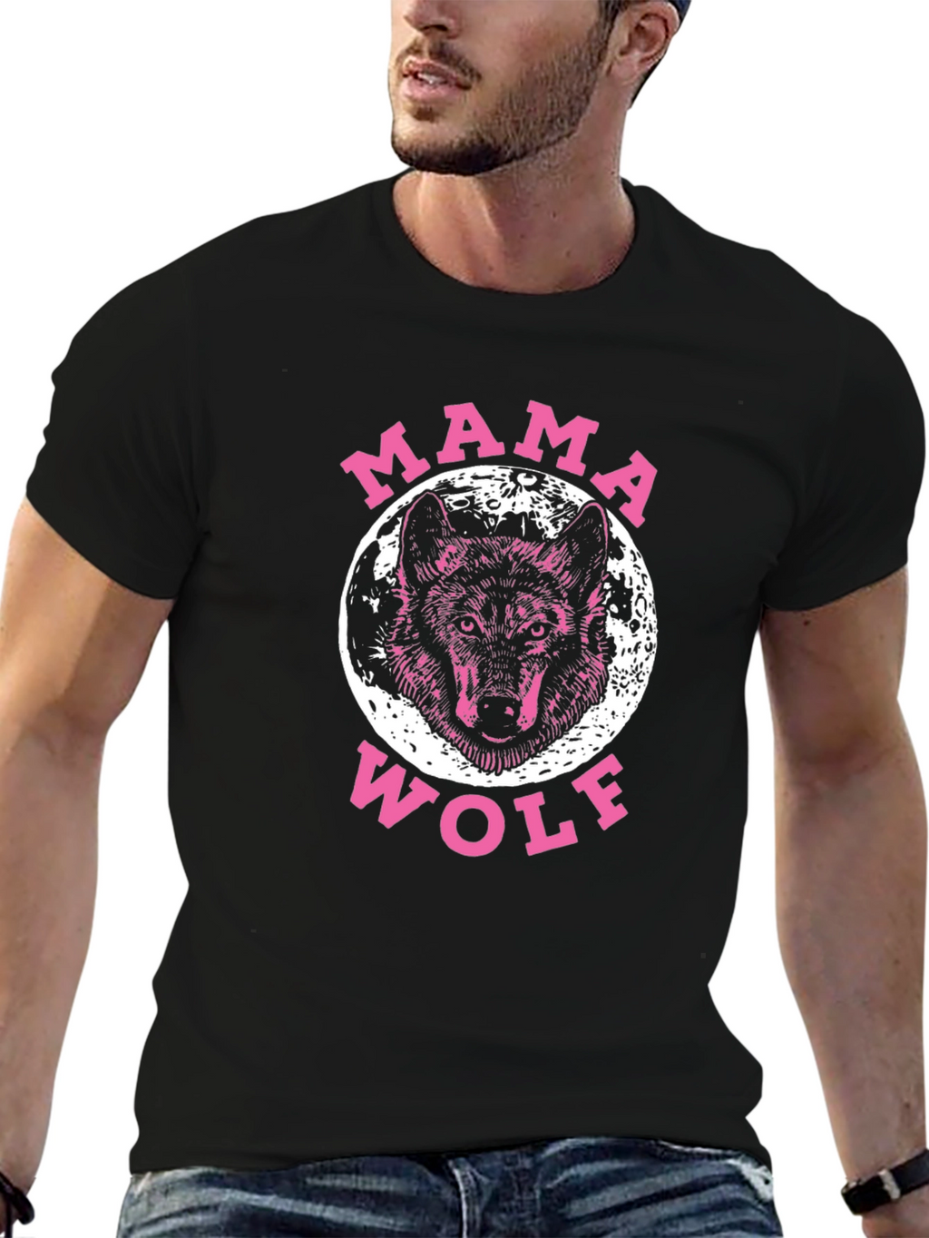 Mama Wolf Graphic T-Shirt