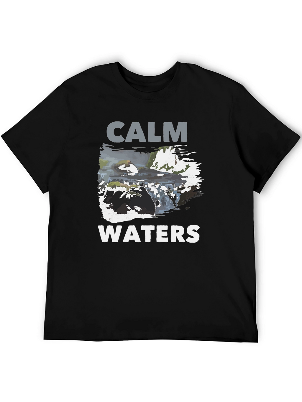 Calm Waters Graphic Print T-Shirt