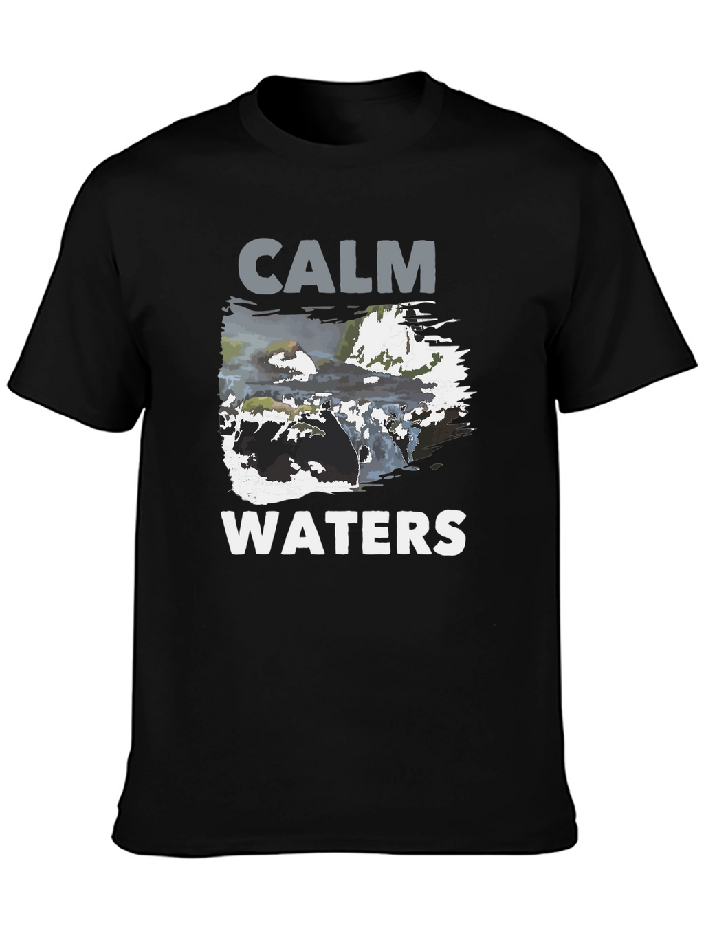 Calm Waters Graphic Print T-Shirt
