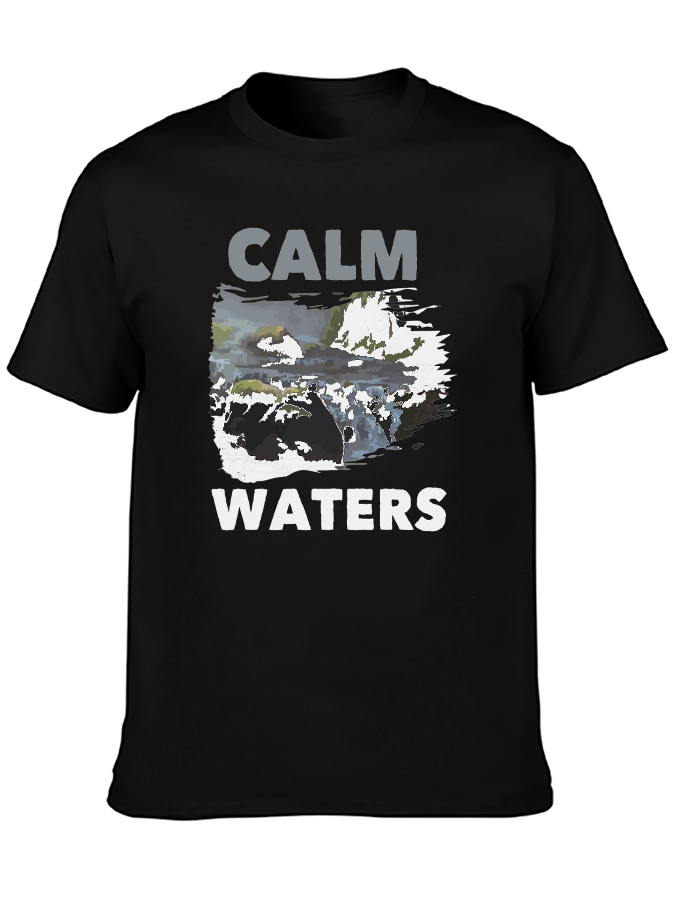 Calm Waters Graphic Print T-Shirt