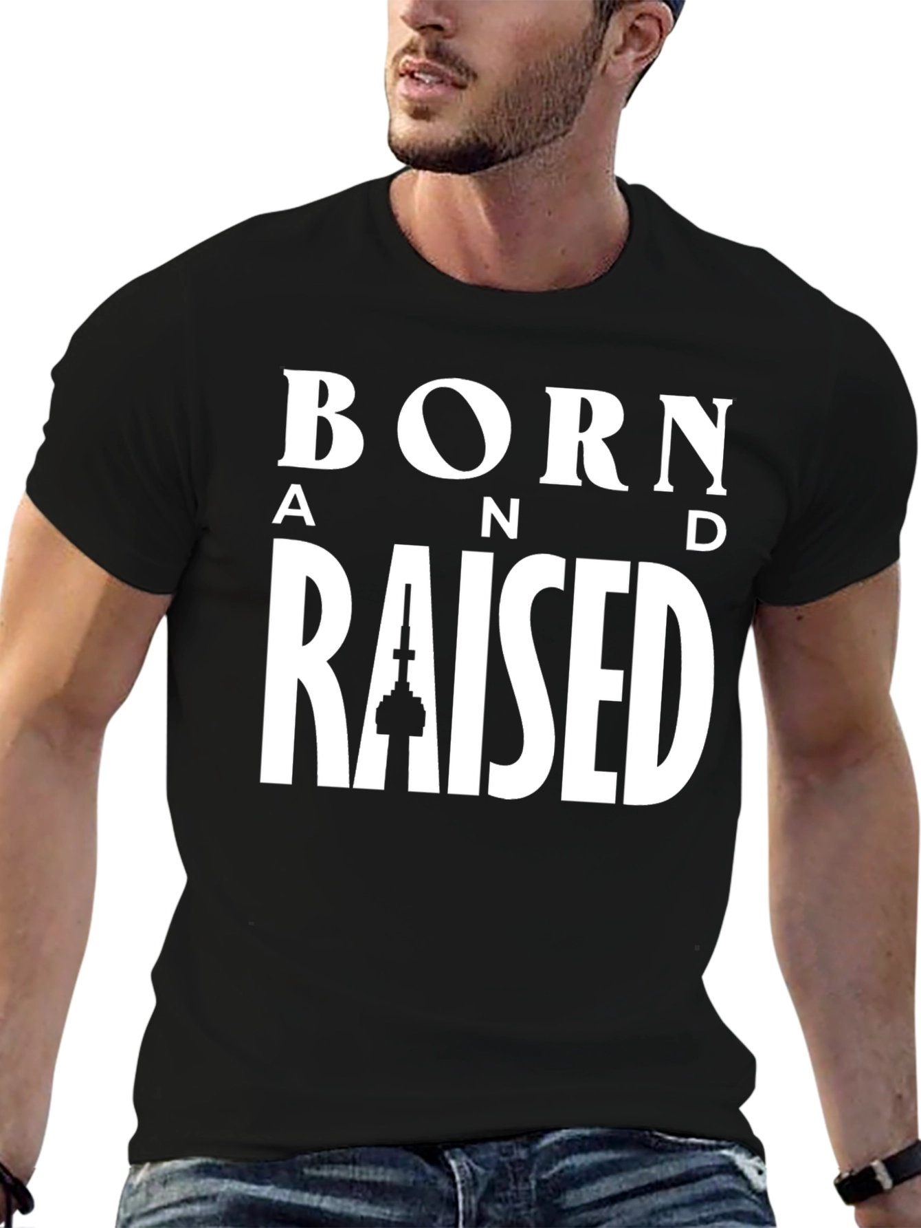Born and Raised Graphic T-Shirt - City Pride Tee