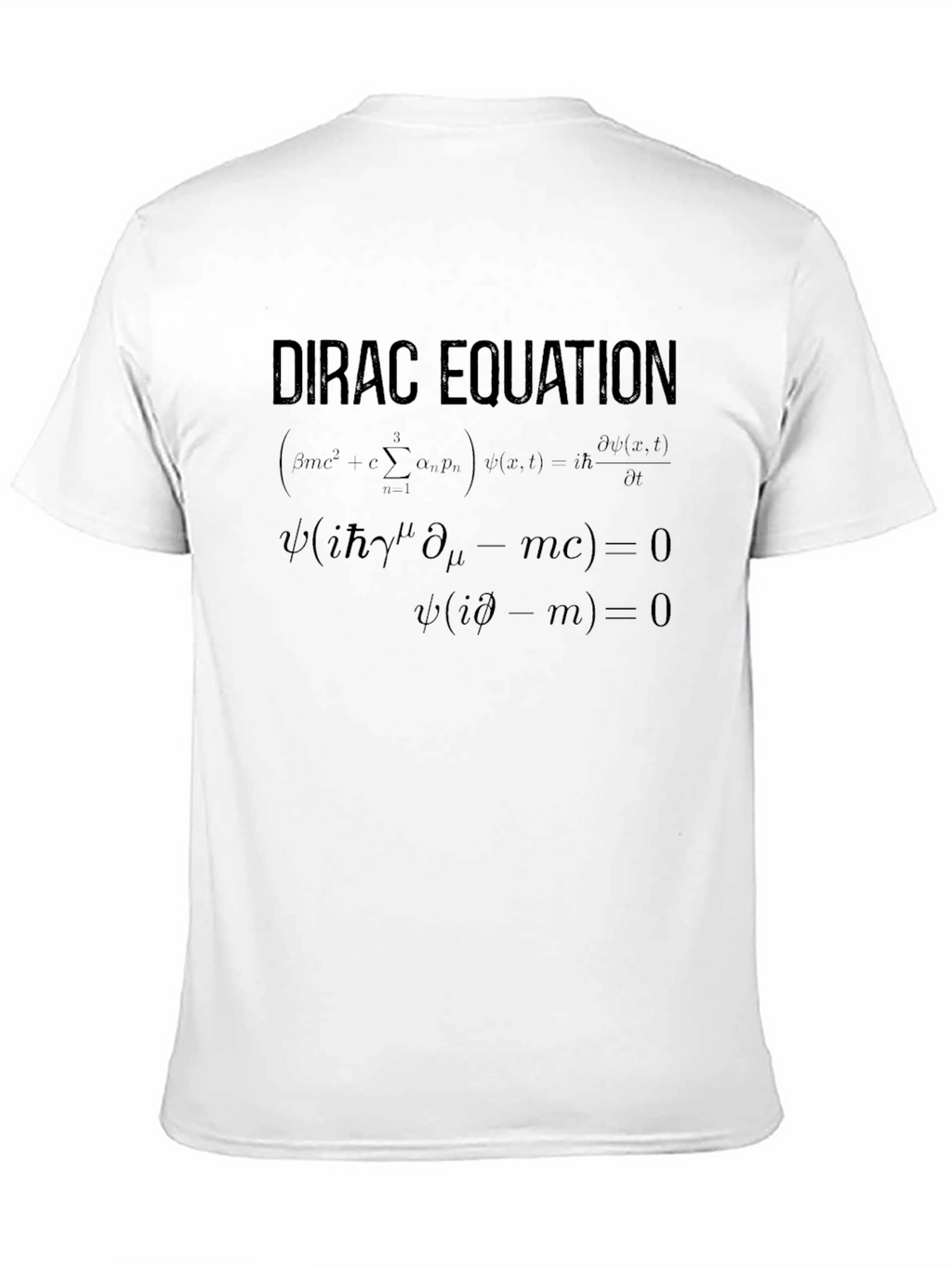 Dirac Equation T-Shirt - Science Physics Tee