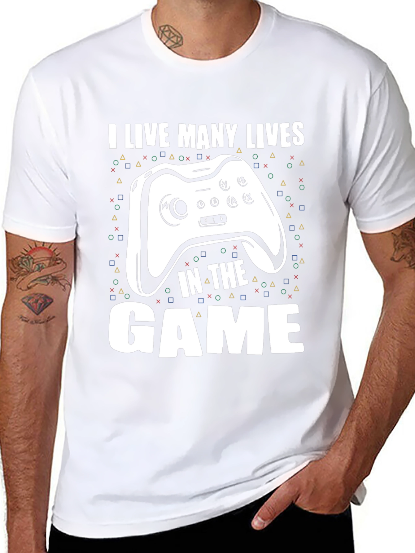 I Live Many Lives Gaming T-Shirt